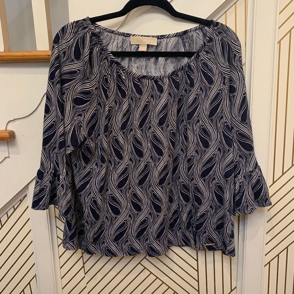 Micheal Kors Bell Sleeve Top